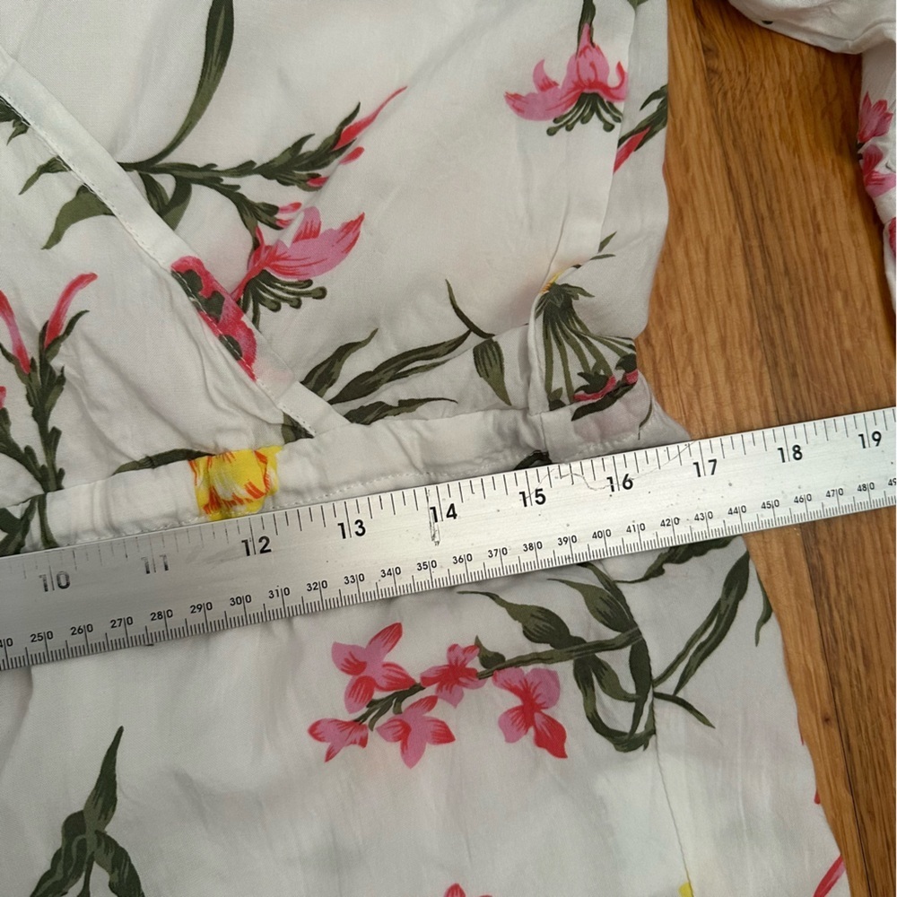 Piyama Harper White Floral Romper Size L (#2) - Picture 7 of 11